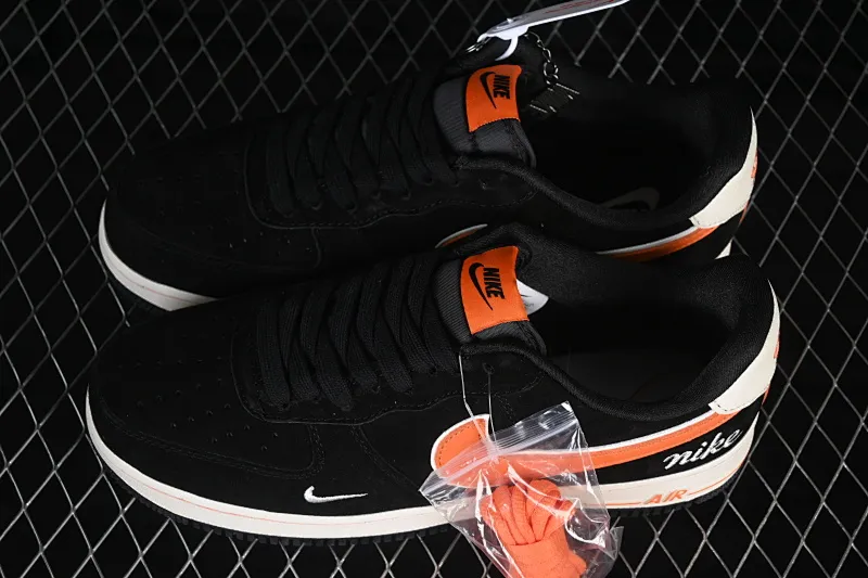All Categories Nk Air Force 1 Air Force Series Nk Air Force 1 Low Air Force Low Nike Air Force 1'07 Low Black Orange Trend Air Force One Low Casual Shoes FV3694-107